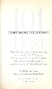 Tapa de 101 best dot coms to start