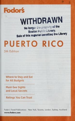 Tapa de Puerto Rico