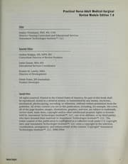 Tapa de Practical nurse adult medical-surgical review module