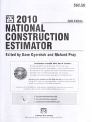 Tapa de 2010 national construction estimator