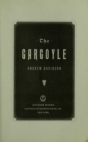 Tapa de The gargoyle