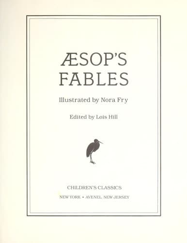 Tapa de Aesop's fables