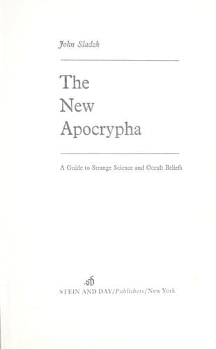 Tapa de The New Apocrypha