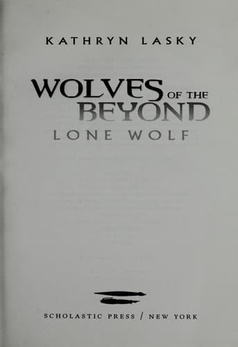 Tapa de Lone wolf
