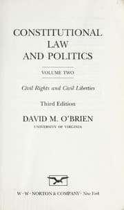 Tapa de Constitutional law and politics
