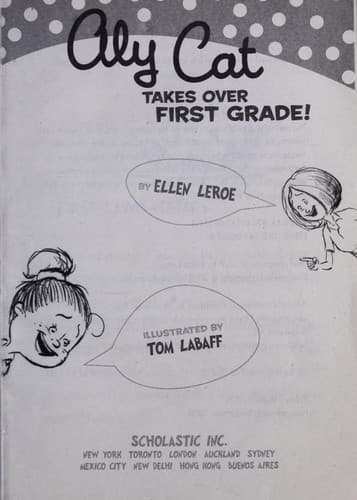 Tapa de Aly Cat takes over first grade!