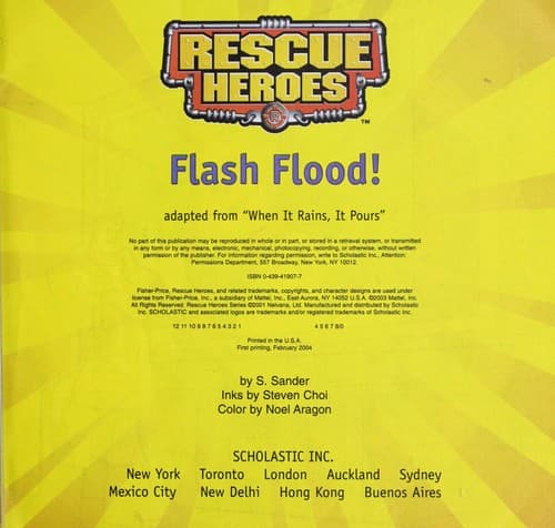 Tapa de Rescue heroes