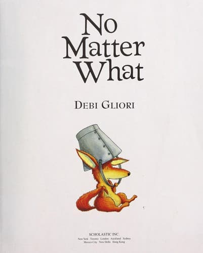 Tapa de No matter what