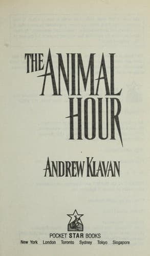 Tapa de The animal hour