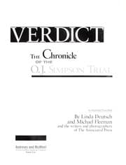 Tapa de Verdict
