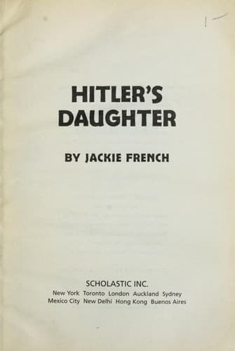Tapa de Hitler's daughter