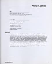 Tapa de Leadership and management
