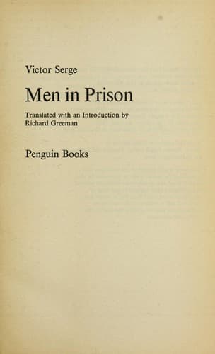 Tapa de Men in prison