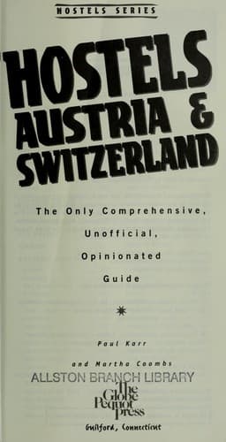 Tapa de Hostels Austria & Switzerland