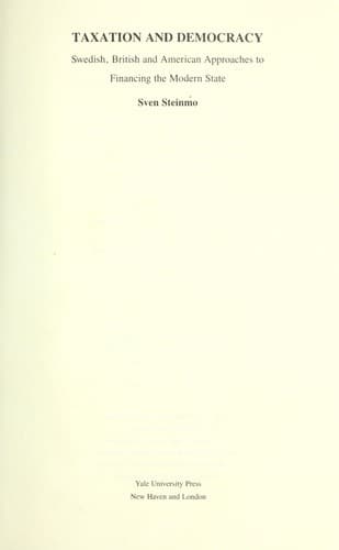 Tapa de Taxation and democracy
