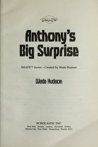 Tapa de Anthony's big surprise