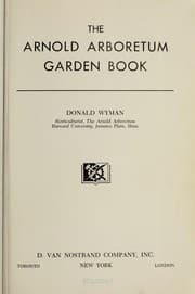 Tapa de The Arnold Arboretum garden book