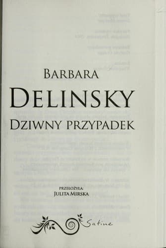Tapa de Dziwny przypadek