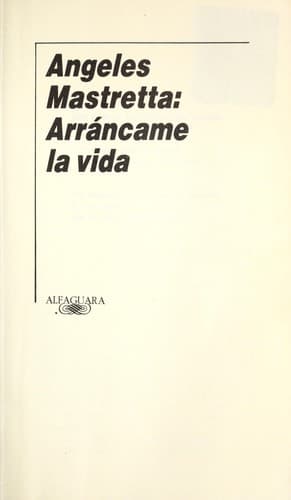 Tapa de Arráncame la vida