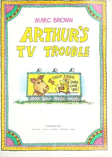 Tapa de Arthur's TV trouble
