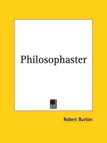 Tapa de Philosophaster