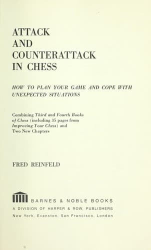 Tapa de Attack and Counterattack In Chess