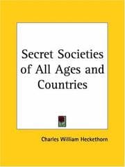 Tapa de The secret societies of all ages and countries