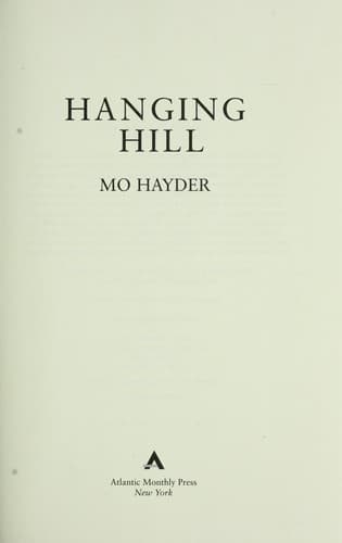 Tapa de Hanging Hill