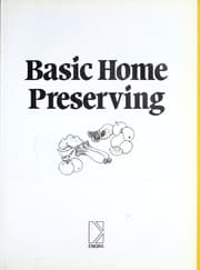 Tapa de Basic home preserving