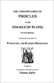 Tapa de The Commentaries of Proclus on the Timaeus of Plato - 1820