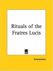 Tapa de Rituals of the Fratres Lucis