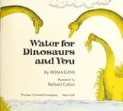 Tapa de Water for dinosaurs and you