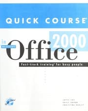 Tapa de Quick course in Microsoft Office 2000