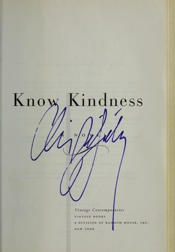 Tapa de Before you know kindness