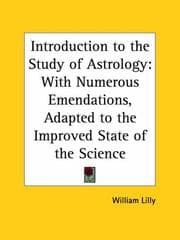Tapa de Introduction to the Study of Astrology