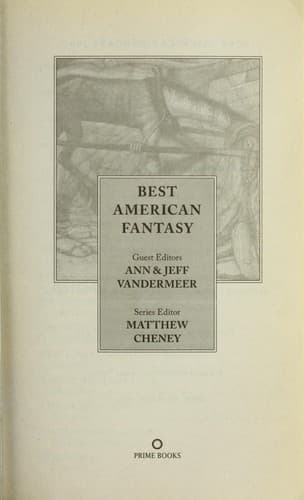 Tapa de Best American fantasy