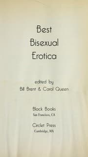 Tapa de Best bisexual erotica