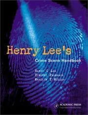Tapa de Henry Lee's crime scene handbook