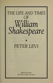 Tapa de The life and times of William Shakespeare