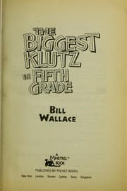 Tapa de The biggest klutz in fifth grade