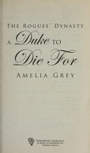 Tapa de A Duke to Die For