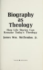 Tapa de Biography as theology