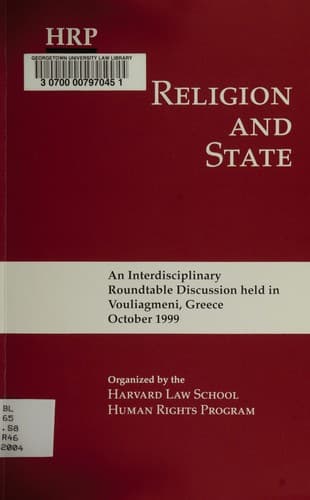 Tapa de Religion and state