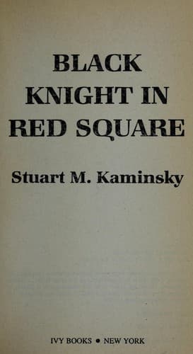 Tapa de Black Knight in Red Square