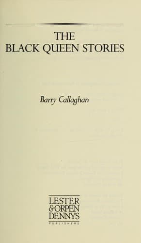 Tapa de The black queen stories