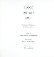Tapa de Blood on the page