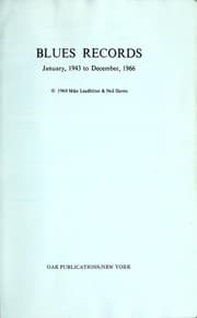 Tapa de Blues records, January 1943 to December 1966