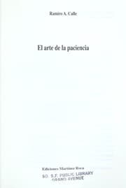 Tapa de El arte de la paciencia
