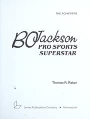 Tapa de Bo Jackson, pro sports superstar