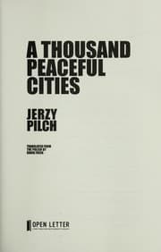 Tapa de A thousand peaceful cities